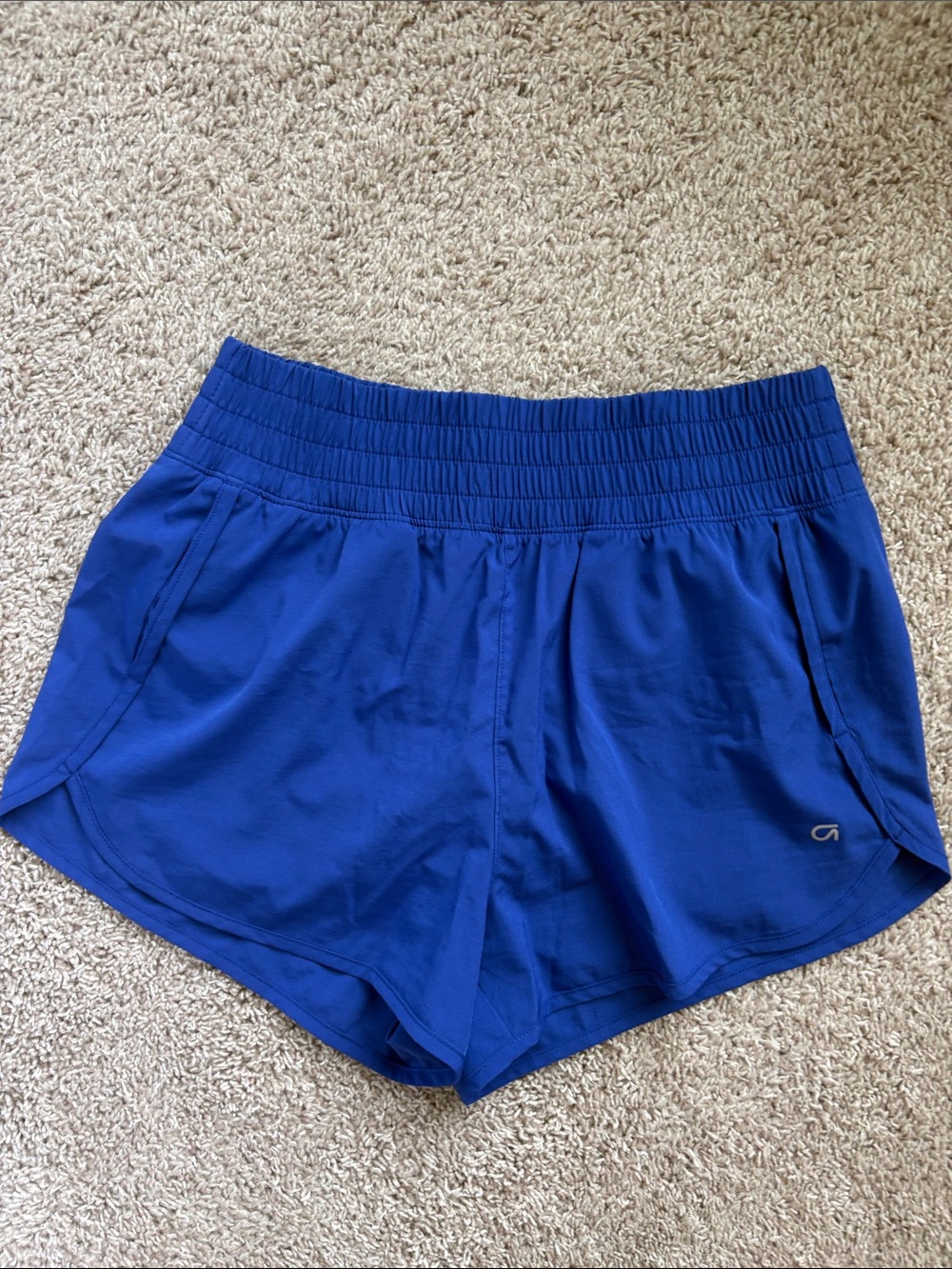 GAP Royal Blue High-Waist Athletic Shorts